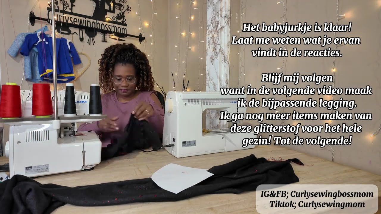 Deel 2 De Kerstkleding Naaiproject | Het Babyjurkje in Elkaar Zetten!