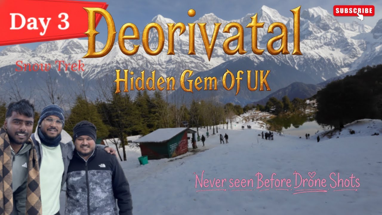 Deoria Tal Snow Trek 2026 | Sari Village | Chaukhamba Peak Magic | Never Seen Before Drone Shots!