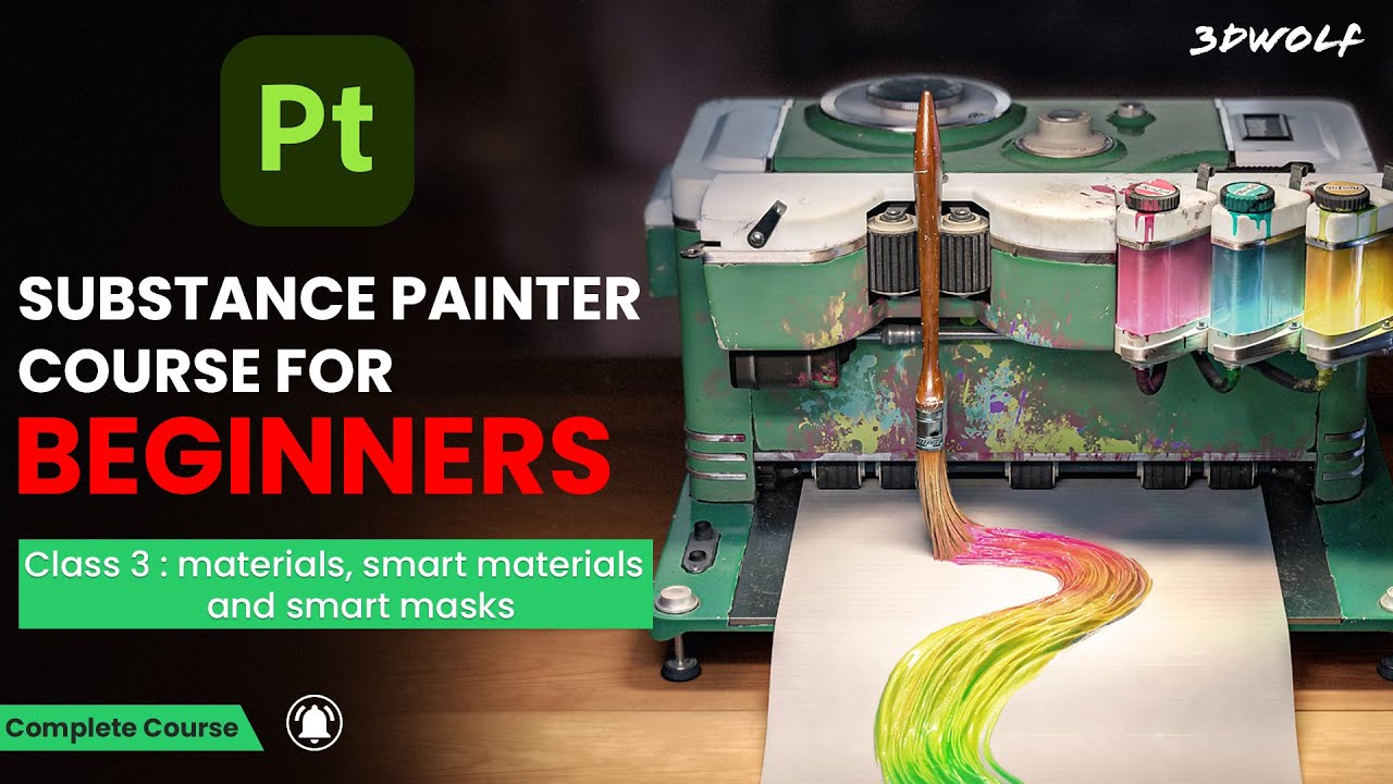 Учебное пособие по Substance 3D Painter | 3. Материалы, умные материалы, умные маски