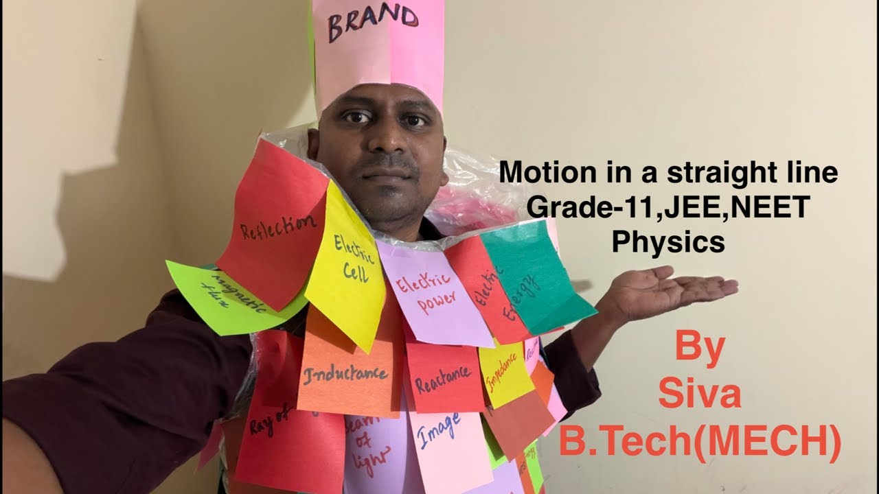 Motion in a straight line/Grade-11/JEE/NEET/Physics