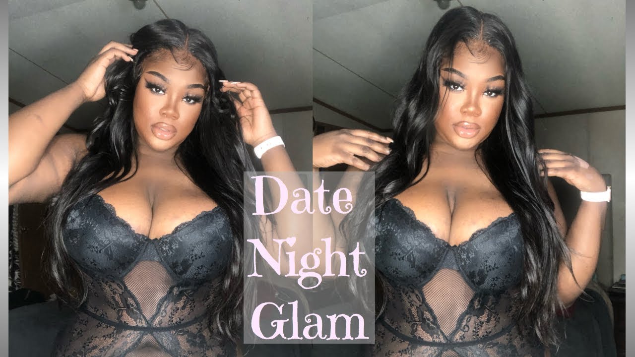 DATE NIGHT GLAM MAKEUP/GRWM! | Lingerie, Smokey Eye, Nude Lip Erica Danley