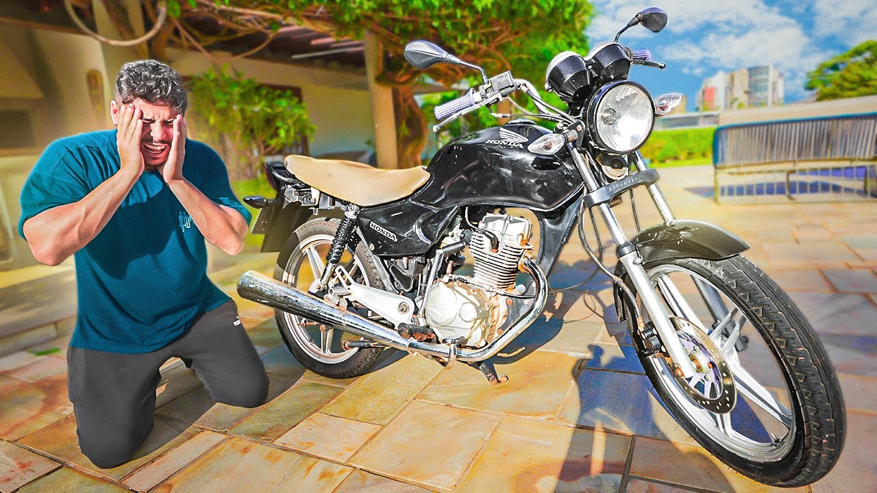 DEPOIS DE 9 ANOS MINHA PRIMEIRA MOTO VOLTOU PARA MIM