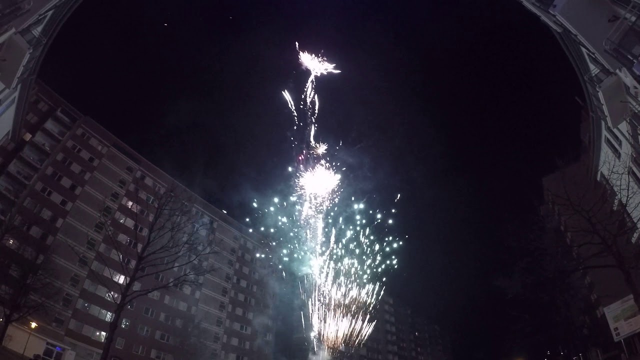 Silvesterfeuerwerk 2017/18 PEP Leipzig