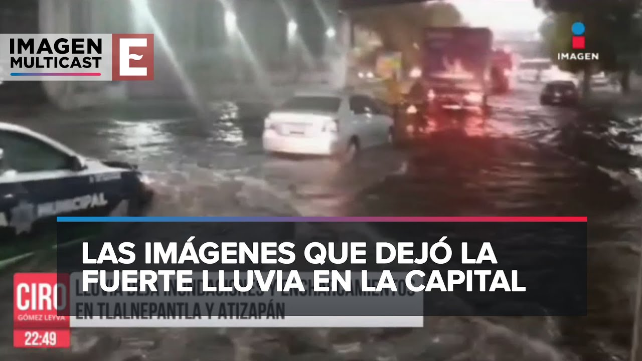 Tormenta en CDMX: afectaciones por la lluvia de hoy