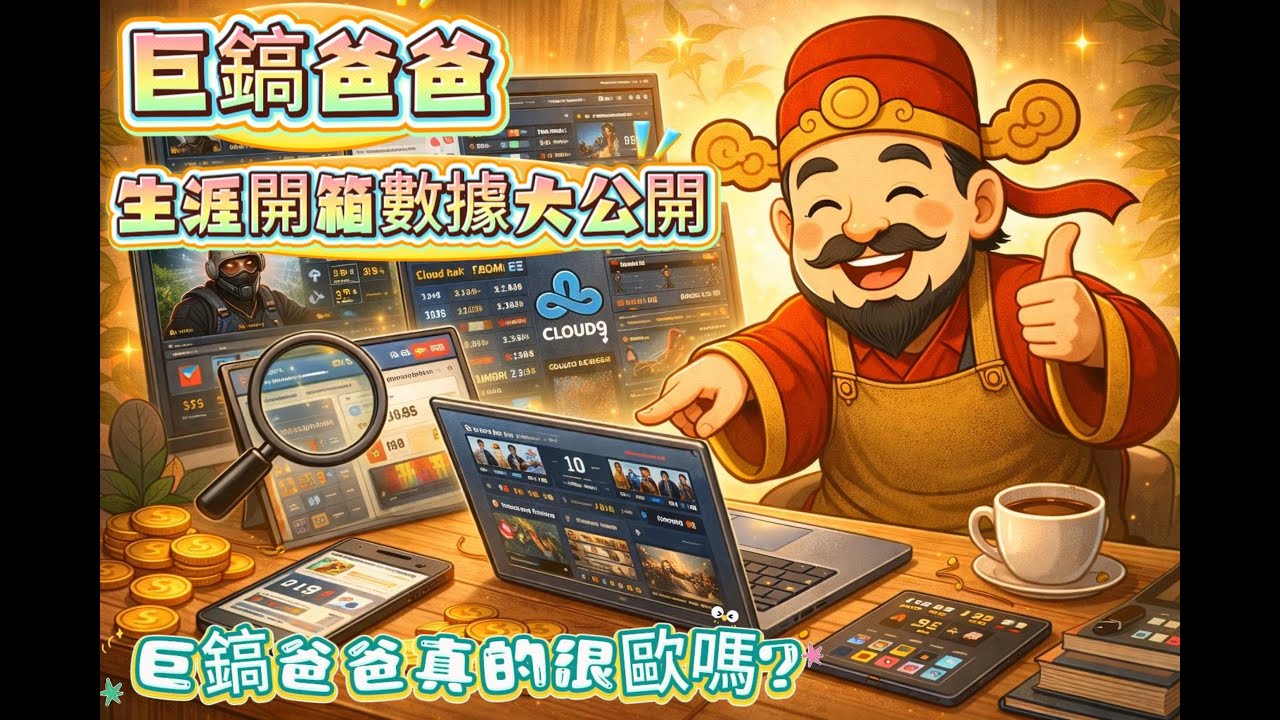 【巨鎬爸爸】超實用CS2網站介紹,戰績網站+預測網站+開箱統計網站一次滿足!!!結尾還有巨鎬爸爸出金數據大公開!  #csgo   #cs2  #抽箱