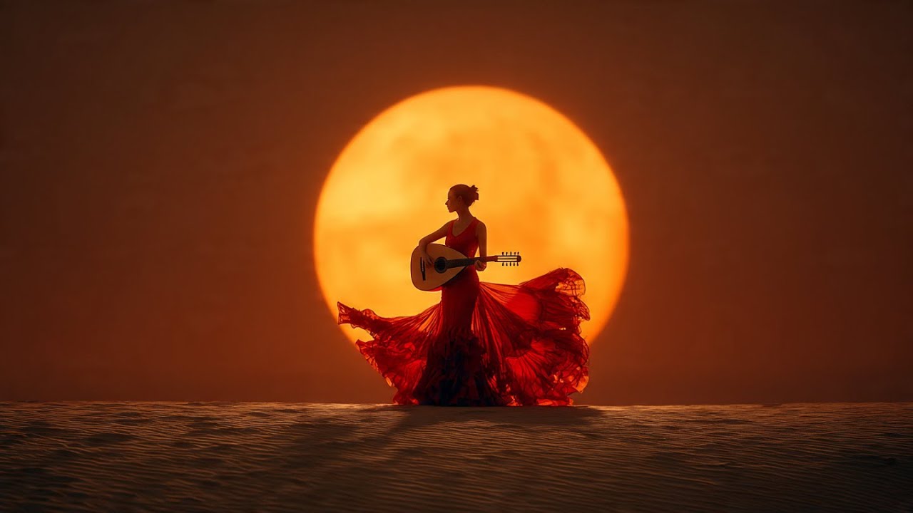 Spanish Guitar & Arabic Oud Fusion | Romantic Andalusian Flamenco Rumba Music for Relax Work Travel