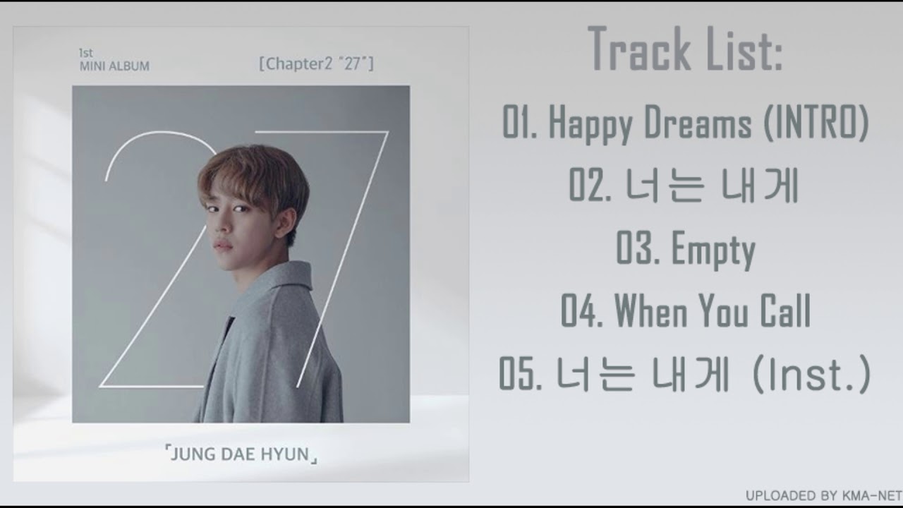 [FULL ALBUM] JUNG DAE HYUN – CHAPTER2 “27”