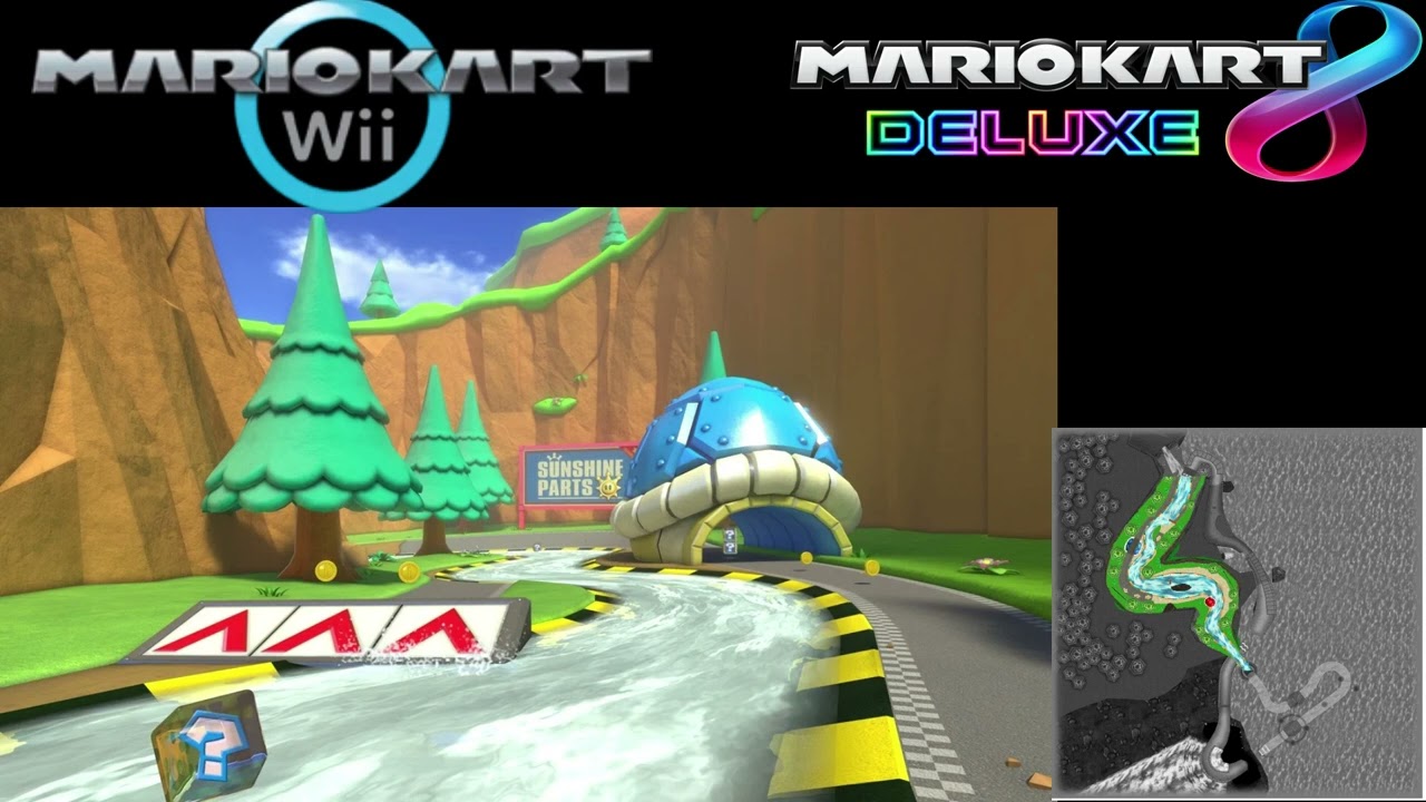 Wii Koopa Cape (River) Mashup EXTENDED Mario Kart 8 Deluxe