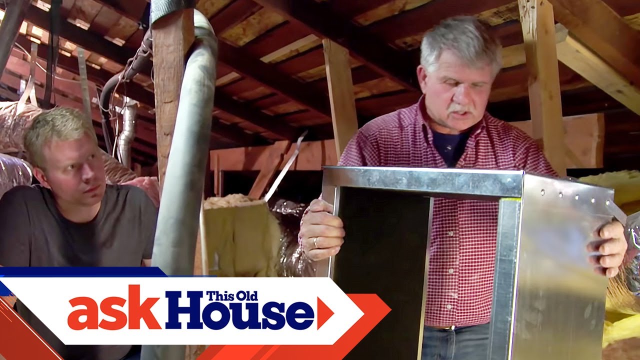 Как установить электрический вентилятор для всего дома | Ask This Old House