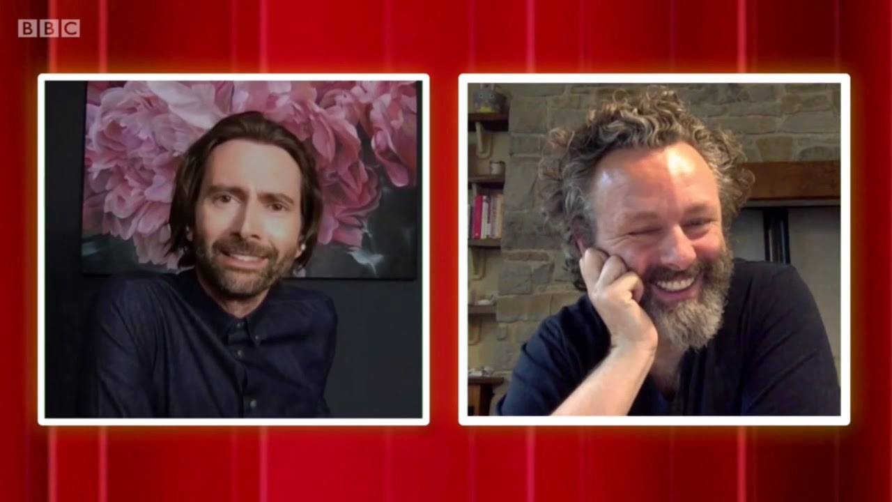 Michael Sheen and David Tennant on The One Show 9/6/20