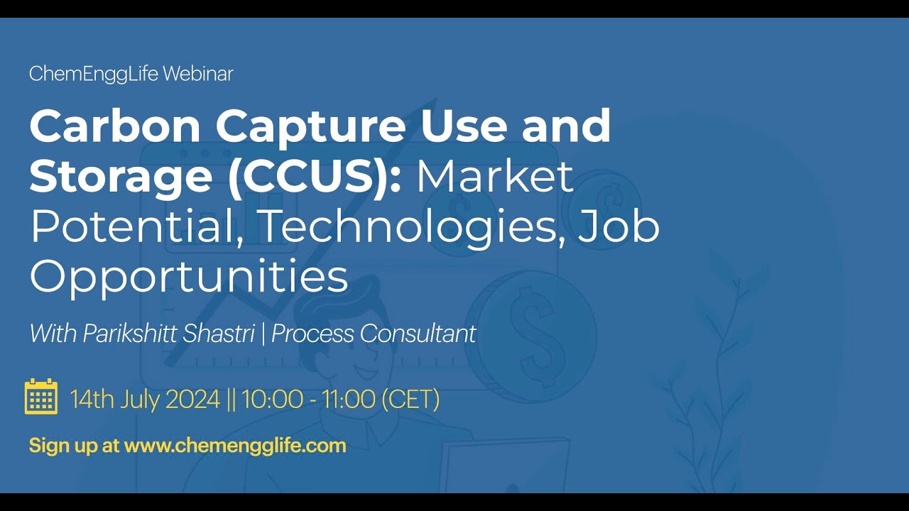 Carbon Capture Use and Storage (CCUS): Market Potential, Technologies, Job Opportunities | Webinar