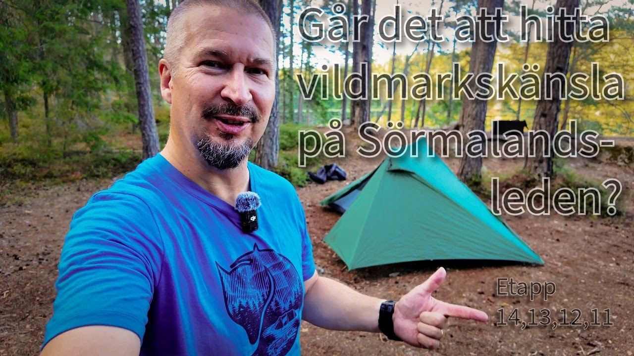 Går det att hitta vildmarkskänslan på Sörmlandsleden? Jag vandrar etapp 14, 13, 12, 11 i tre dagar