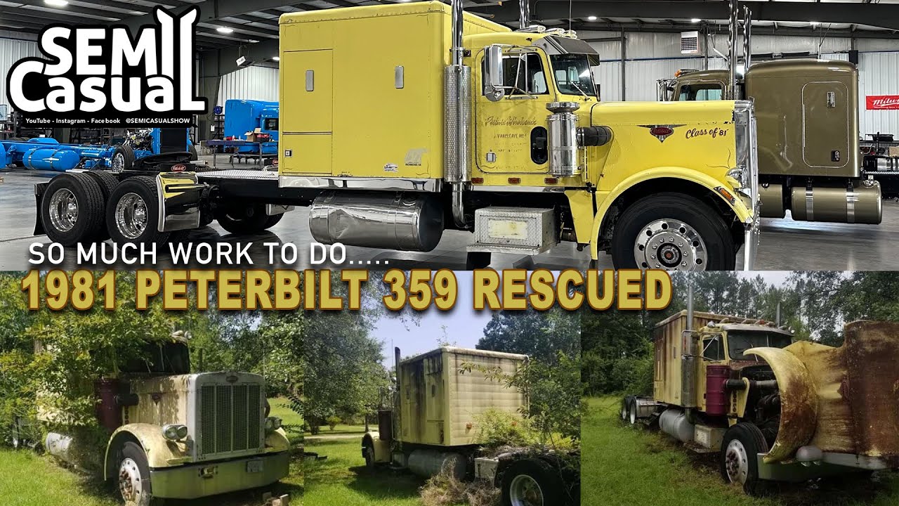 Peterbilt 359 rescued and brought back to life!!