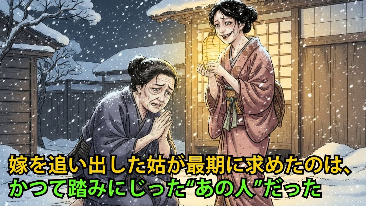 嫁を追い出した姑が最期に求めたのは、かつて踏みにじった“あの人”だった| 野談 | 伝説 | 昔話 | 説話 | 民話