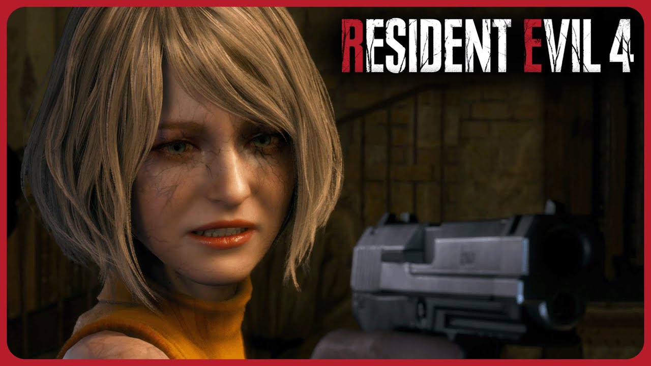 Ashley almost shoots Leon - Resident Evil 4 Remake