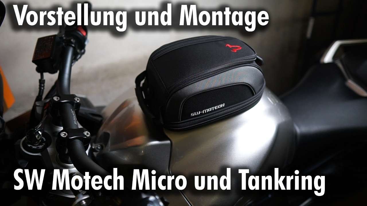 Vorstellung und Montage SW Motech Evo Micro und Evo Tankring Tankrucksack