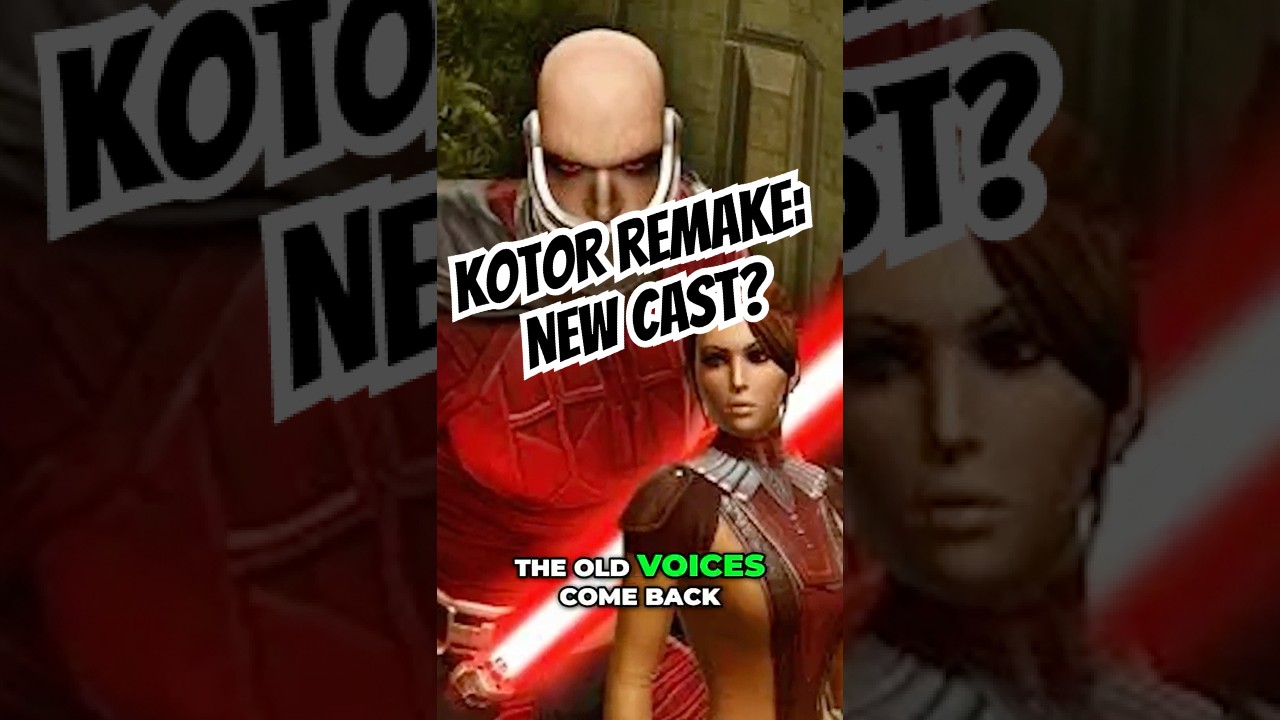 Оригинальные актеры KOTOR против нового актерского состава ремейка #KOTOR #StarWars #Gaming