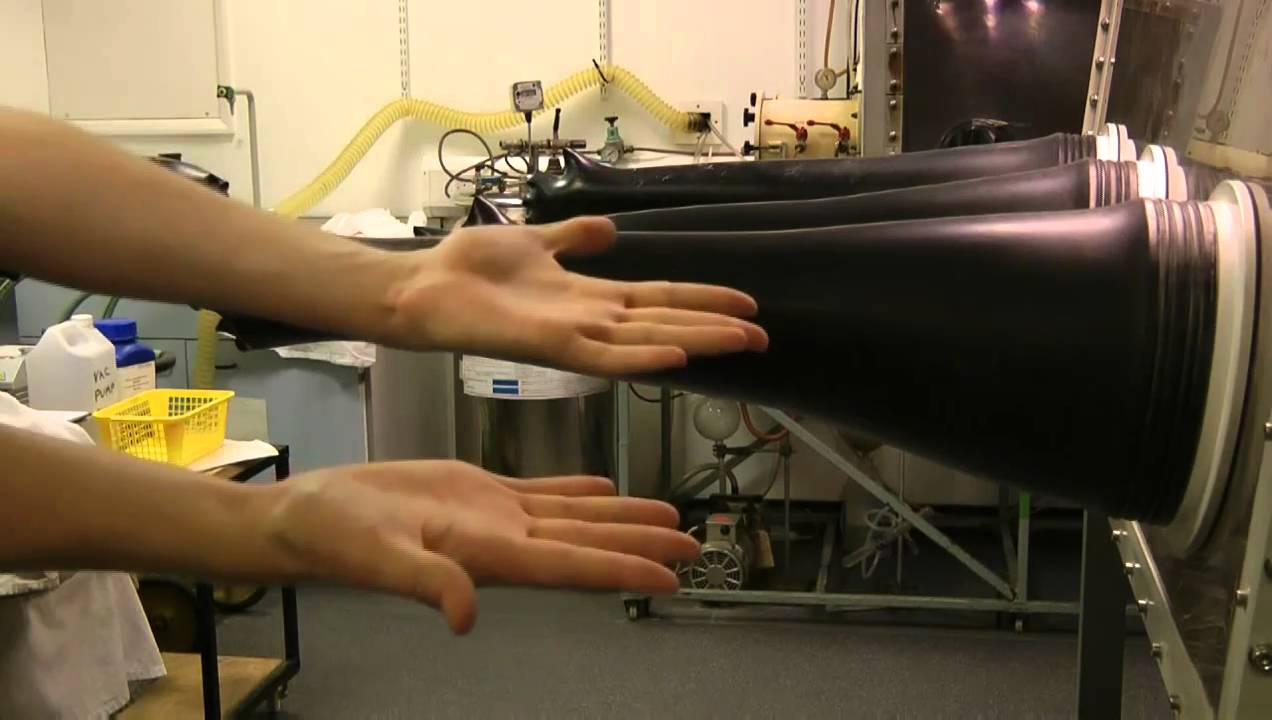 Using a glovebox