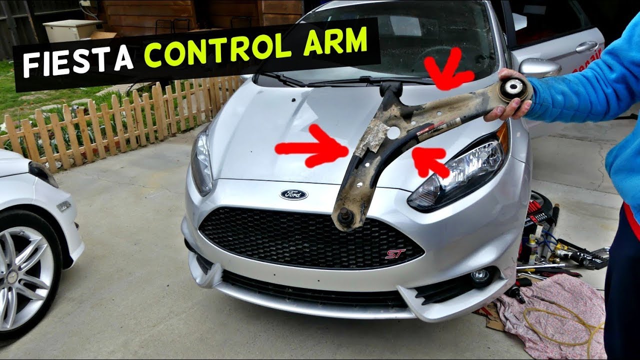 HOW TO REPLACE FRONT CONTROL ARM ON FORD FIESTA MK7 ST