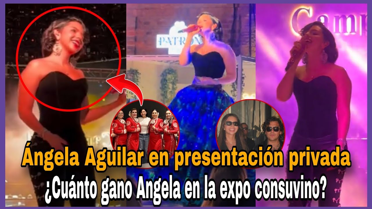 Así fue la Presentación de Ángela Aguilar en la Expo consuvino! Nodal la acompaño y Cuánto gano?