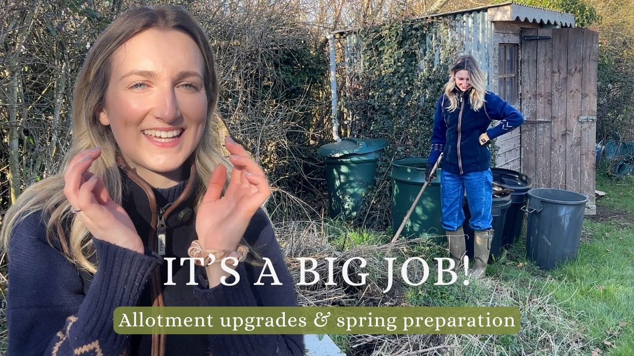 Making Room for Something BIG at the allotment! 💦 Allotment VLOG #32