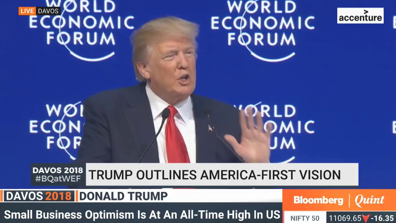 WEF 2018: U.S. President Donald Trump's Speech