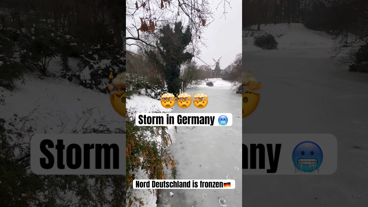Germany Storm 😱😱| Germany weather🤯 |YOU NEED TO SEE THIS !!⛈️🇩🇪❄️⛈️❄️