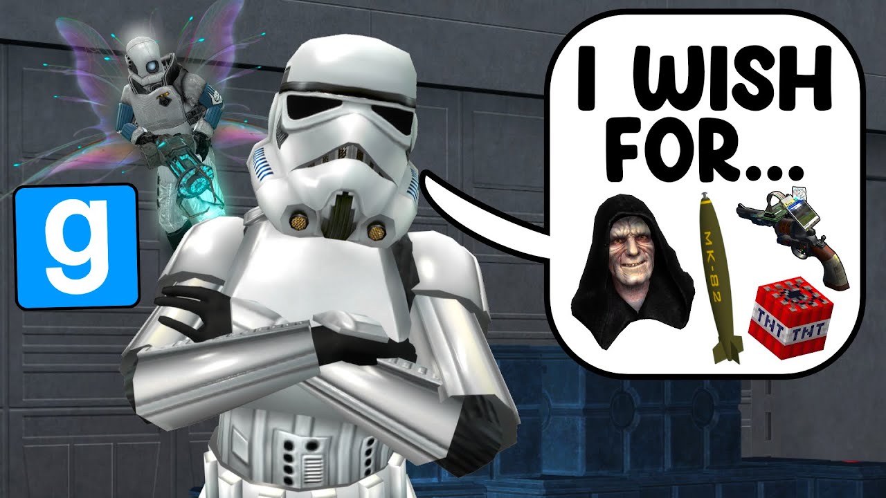 I Granted  EVERY Wish He Wanted As Admin- Gmod Star Wars RP Admin Trolling