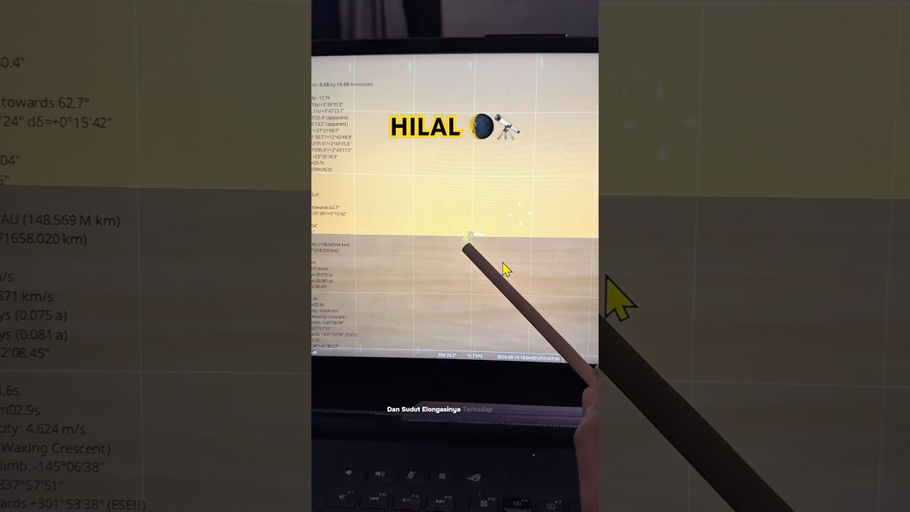 Prediksi Posisi Hilal 🌘🔭 ko