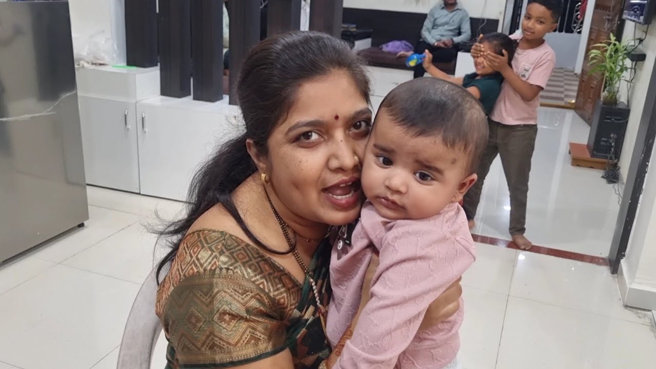  लाडूच्या बारशाची तयारी सुरू..😍घरात परत एकदा चोर ओटीचा कार्यक्रम..😃