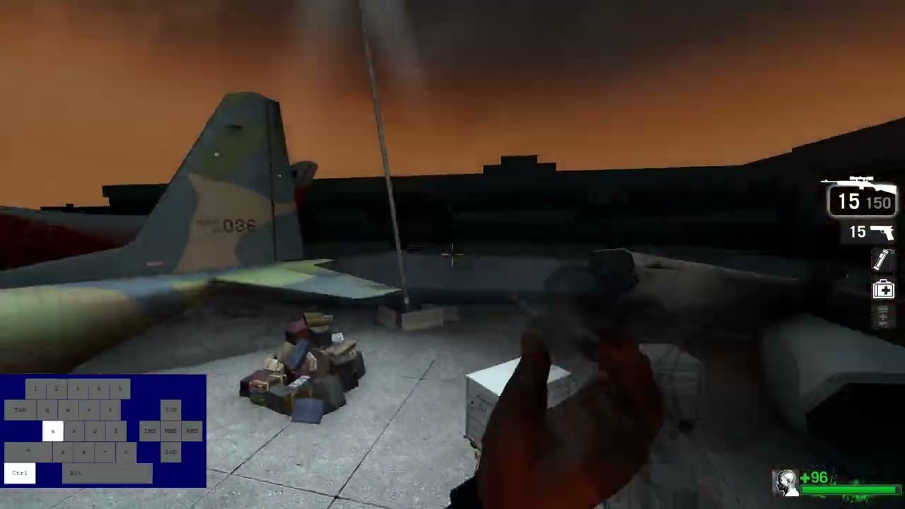 Left 4 Dead Dead Air Runway Finale Minigun Glitch