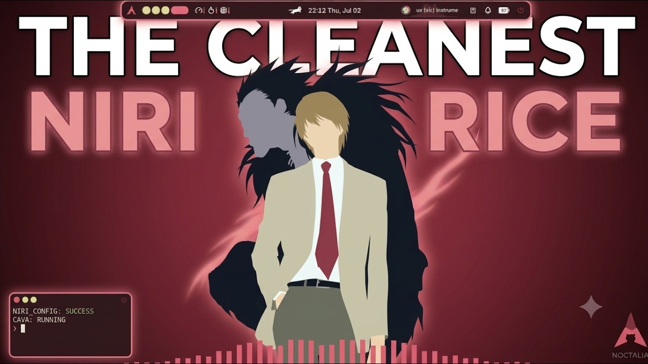 The Cleanest Niri Rice | Arch Linux + Noctalia Setup