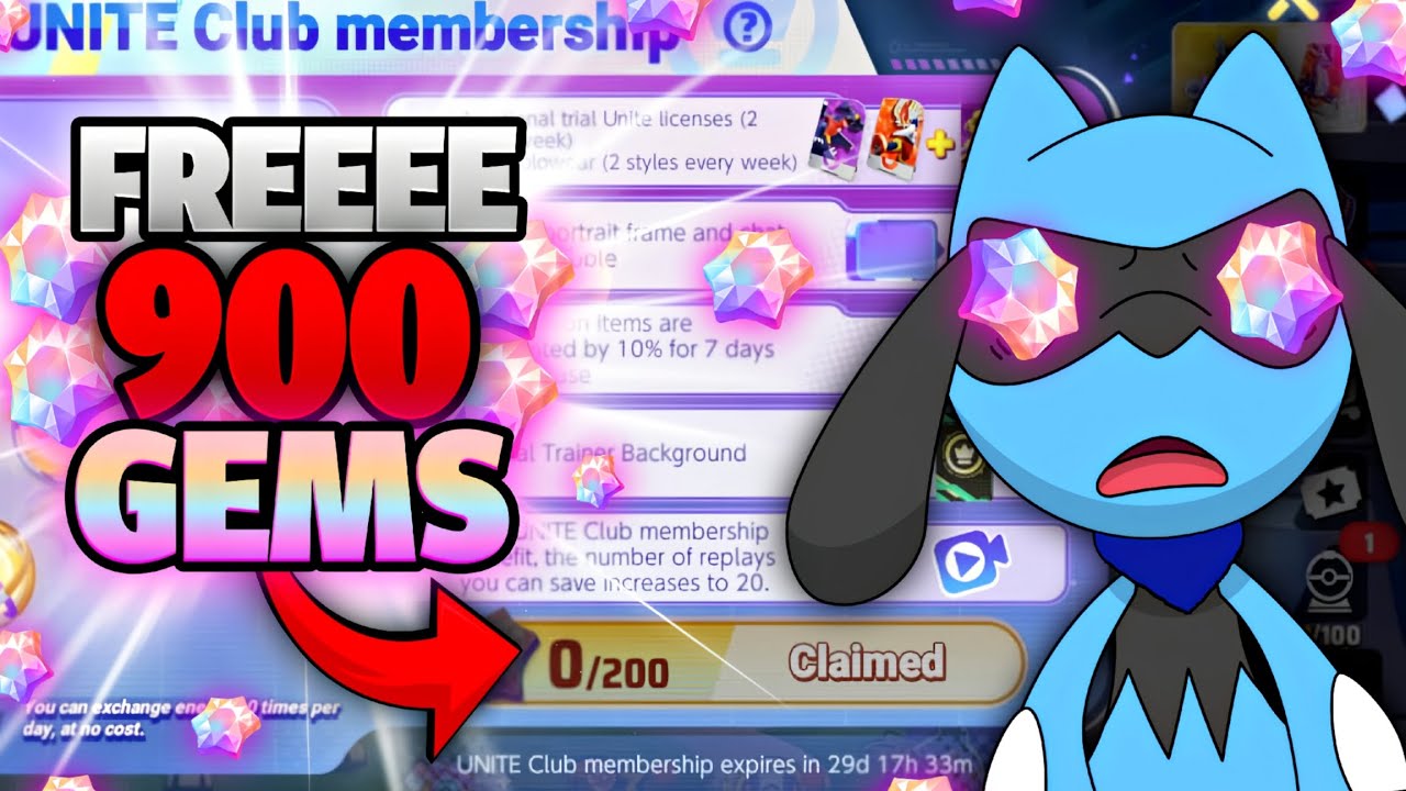 How to Get 900 Gems in ||Pokémon Unite (FREE!) 💎 | WORKING in 2025 |Explained in Hindi