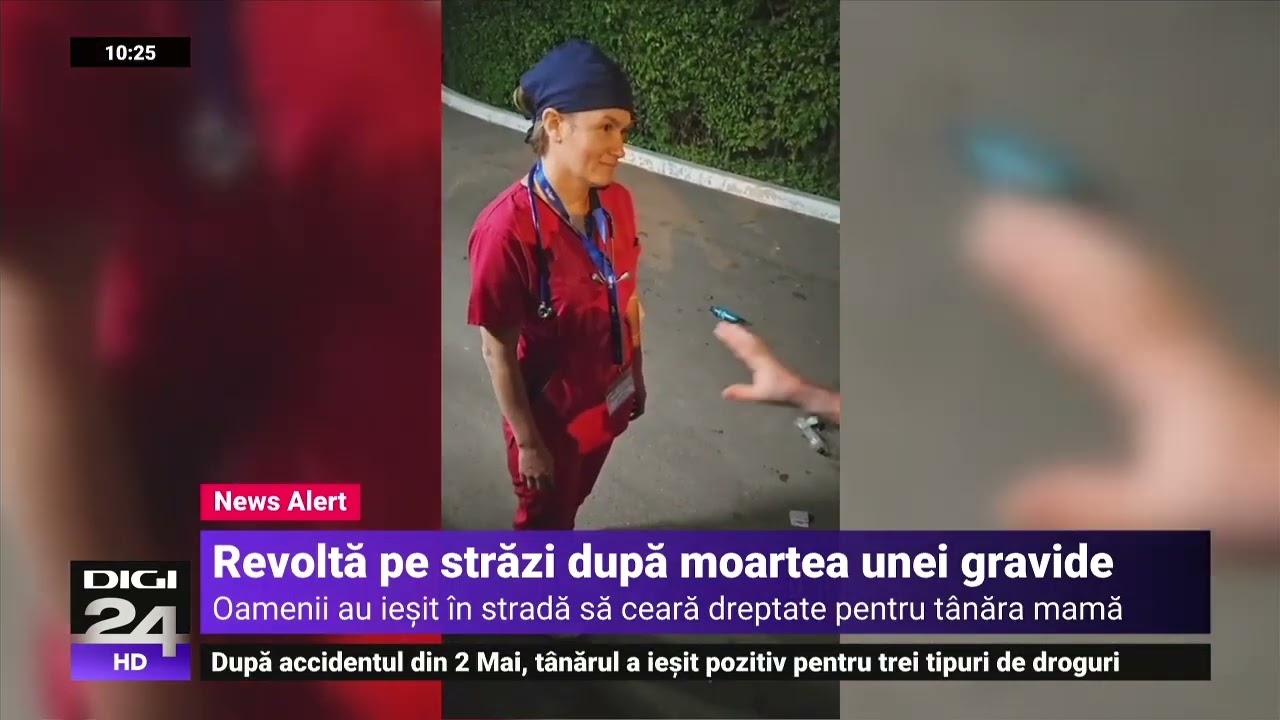 Sute de oameni au protestat la Botoșani în memoria Alexandrei, gravida moartă în spital