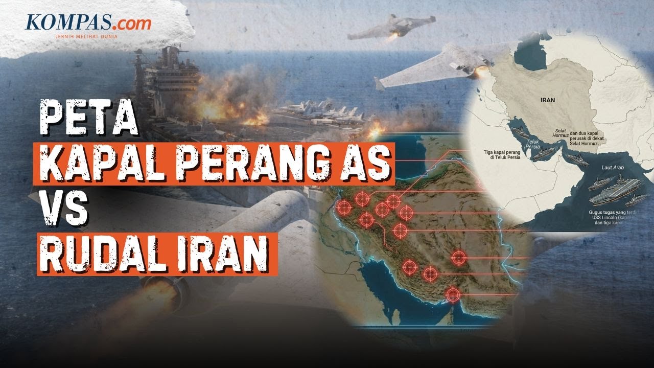 Peta Sebaran Rudal Iran Vs Kapal Perang AS, Taktik 