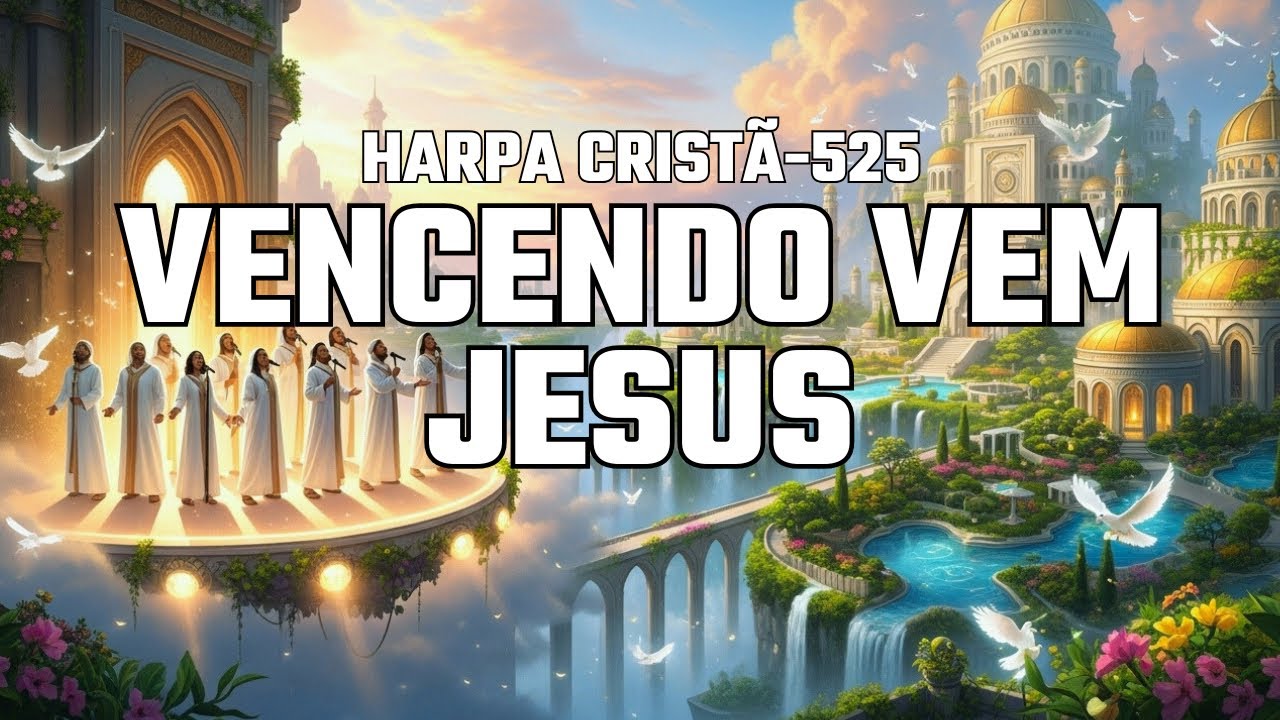 Vencendo Vem Jesus | Hino-525 | Harpa Cristã | Coral Hallel Adonai