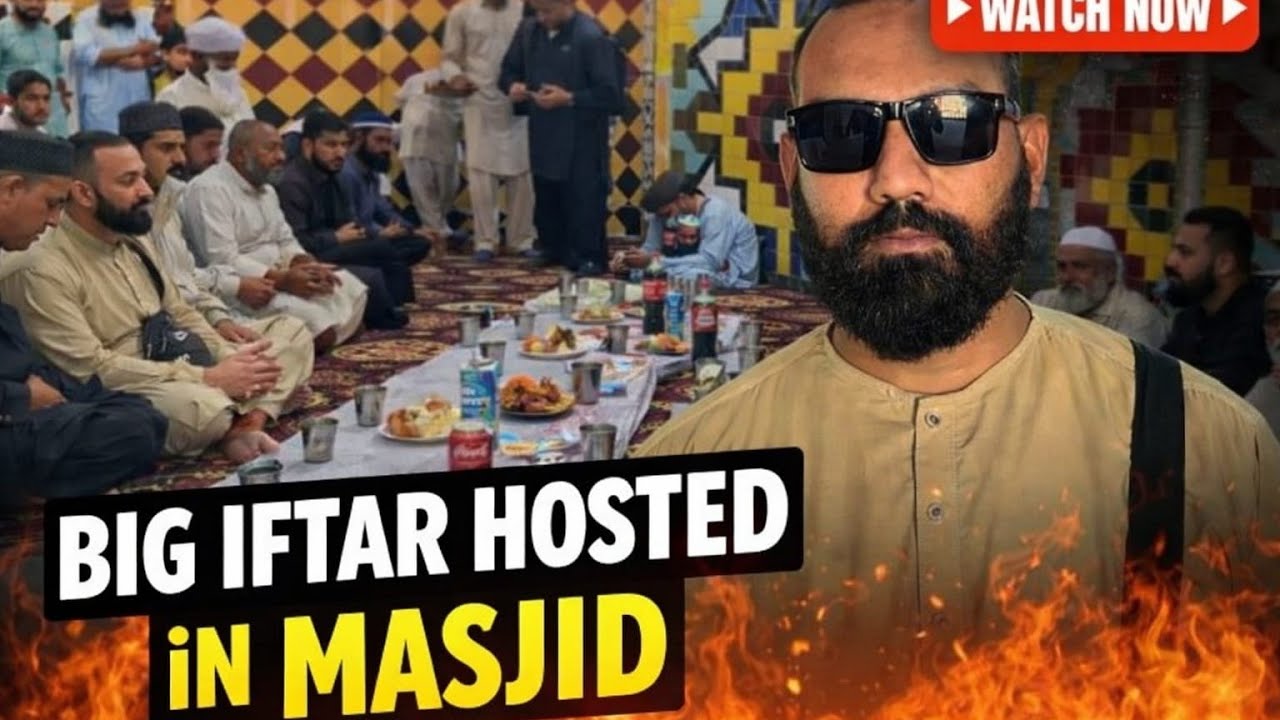 Big iftar hosted in masjid || khasmir vlog 2.0 