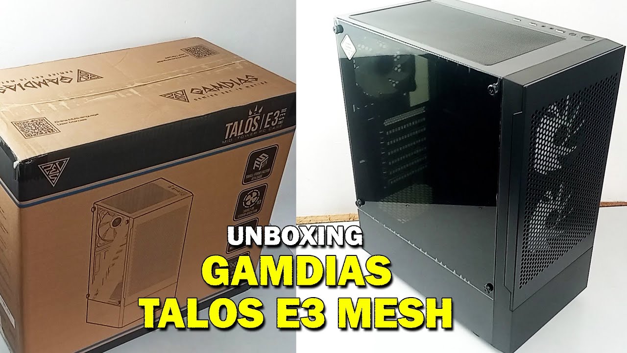 GAMDIAS Talos E3 Mesh Casing Unboxing & Overview