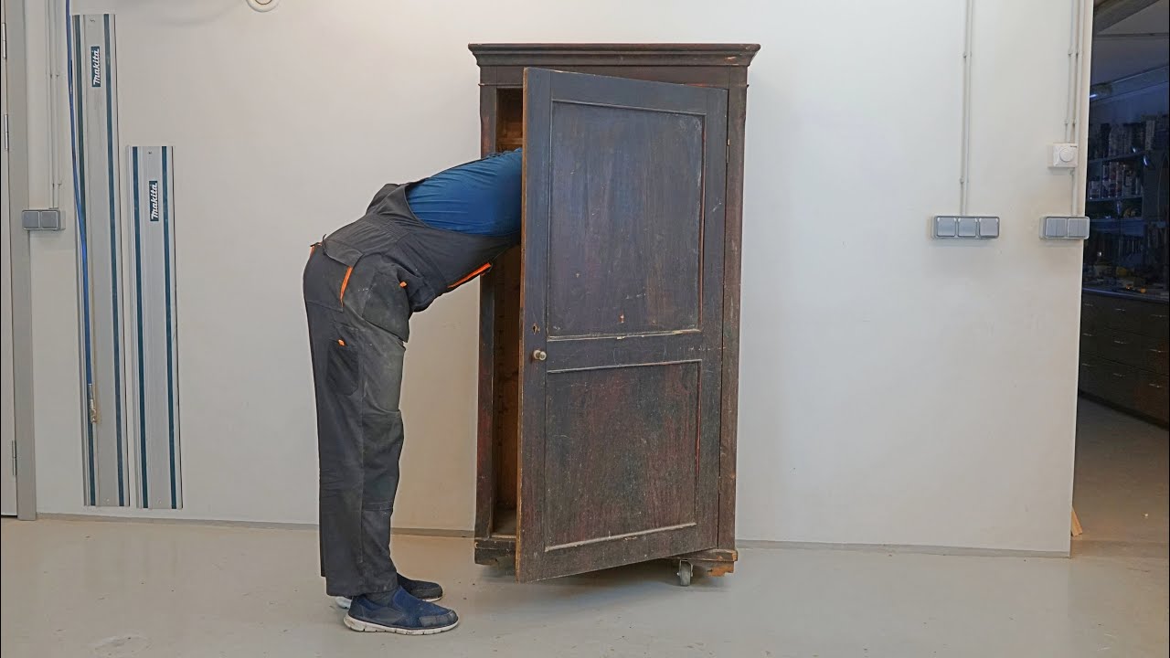 Brilliant 19 century WARDROBE restoration!