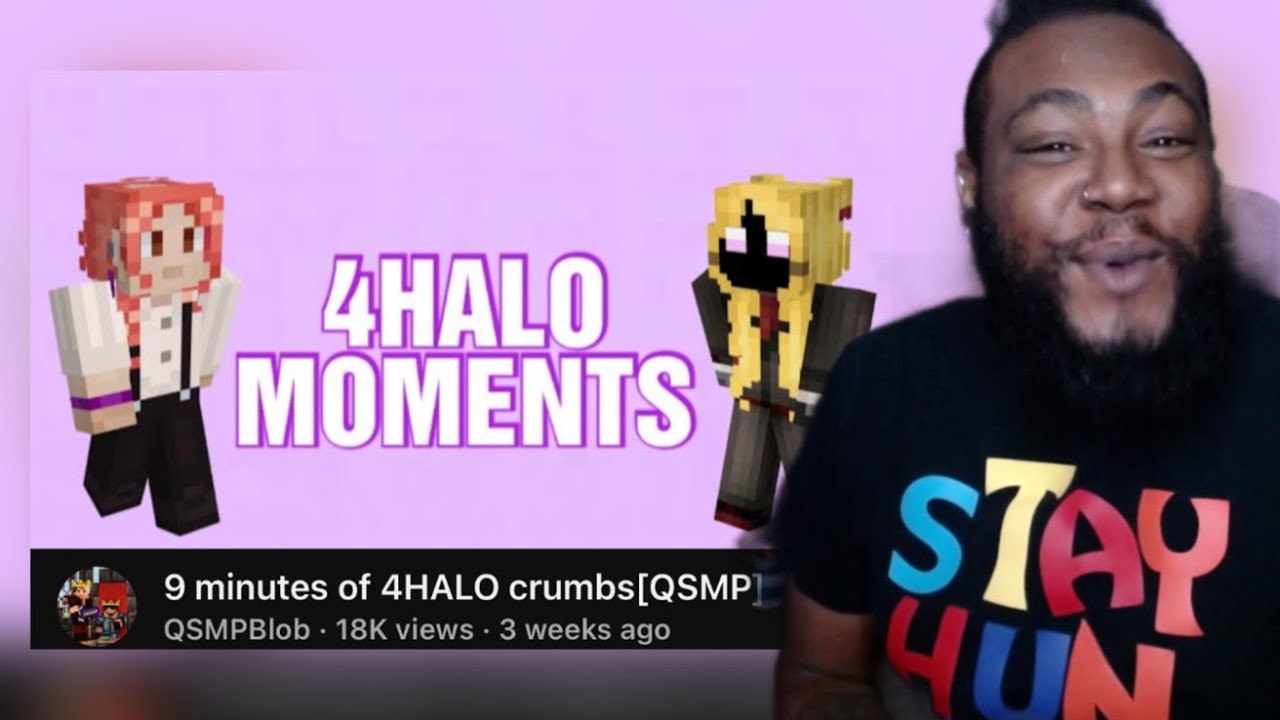 9 minutes of 4HALO crumbs[QSMP] | JOEY SINGS REACTS