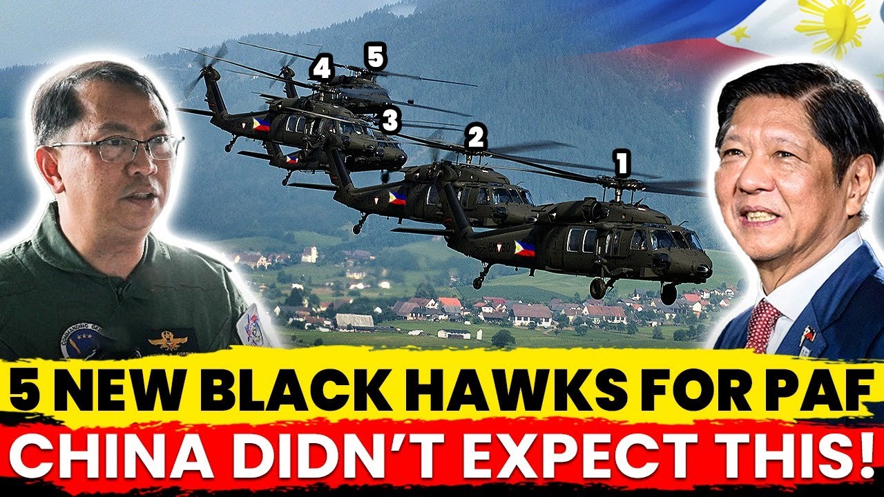 Philippines Air Force Gets MASSIVE Upgrade with 5 New Black Hawks