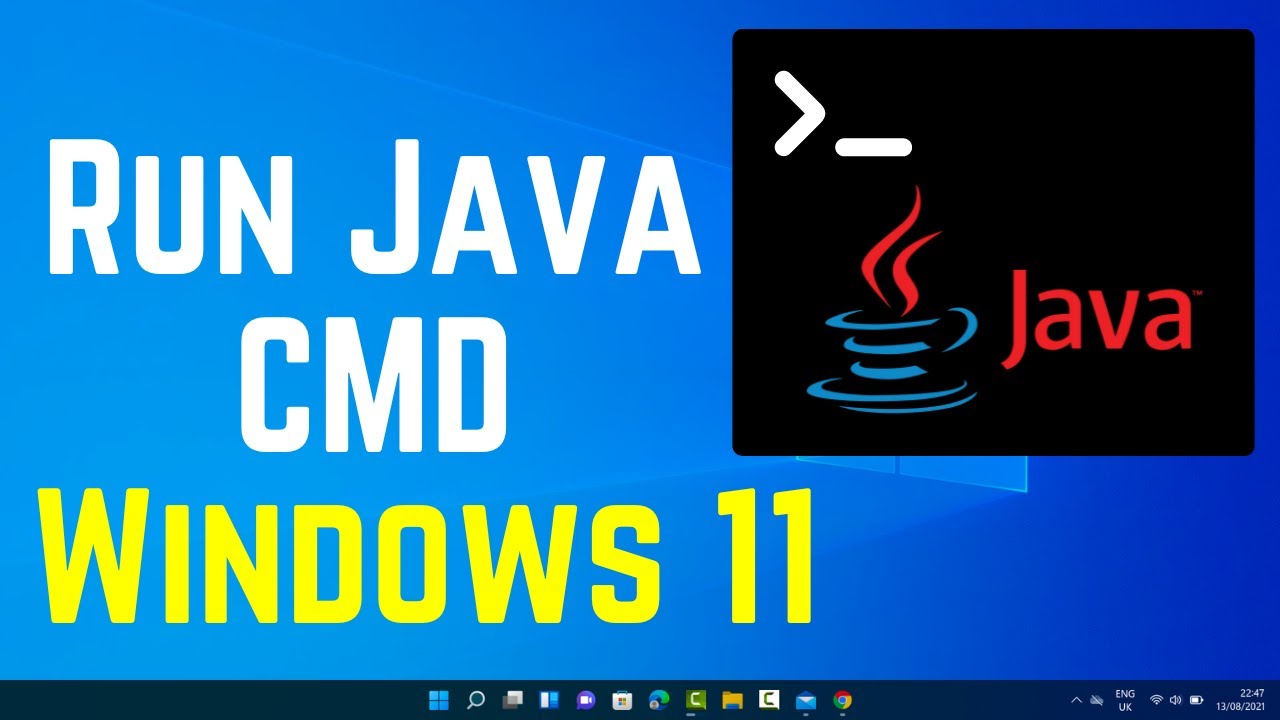 Как запустить программу Java в командной строке CMD в Windows 11