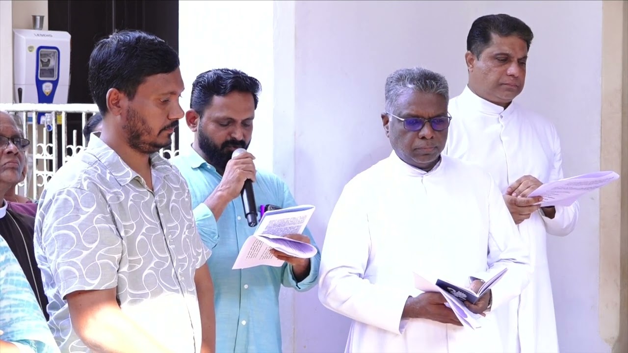 திருத்தந்தை பிரான்சிஸ் அவர்களுக்கு கோட்டாறு மறைமாவட்ட ஆயர் இல்லத்தில் அஞ்சலி - 21-04-2025