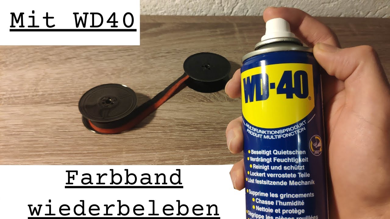 Schreibmaschinen Farbband wiederbeleben / 