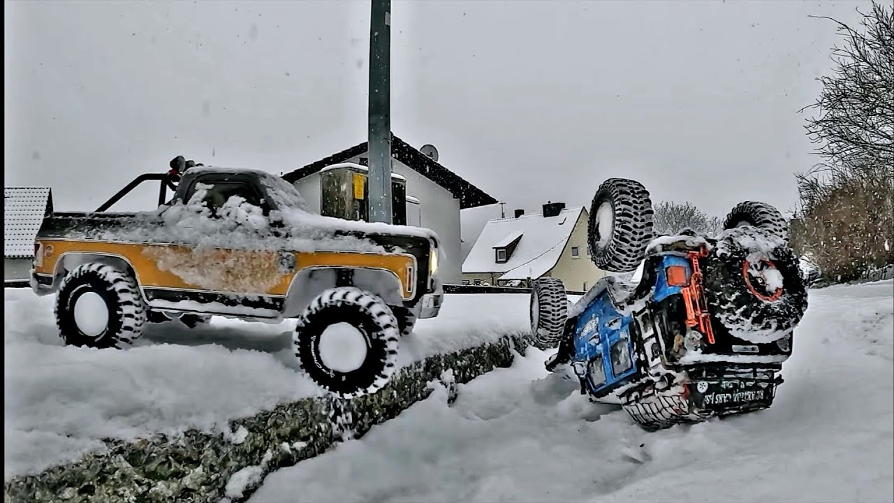 DF4s pro & FCX 10 im Schnee