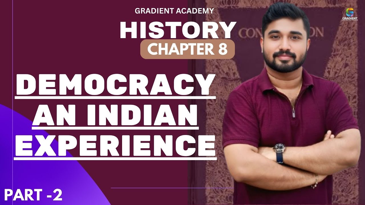 Democracy an Indian experience | history chapter 8 sslc 2025|PART 2socialscience 1| 2025 sslc ss1