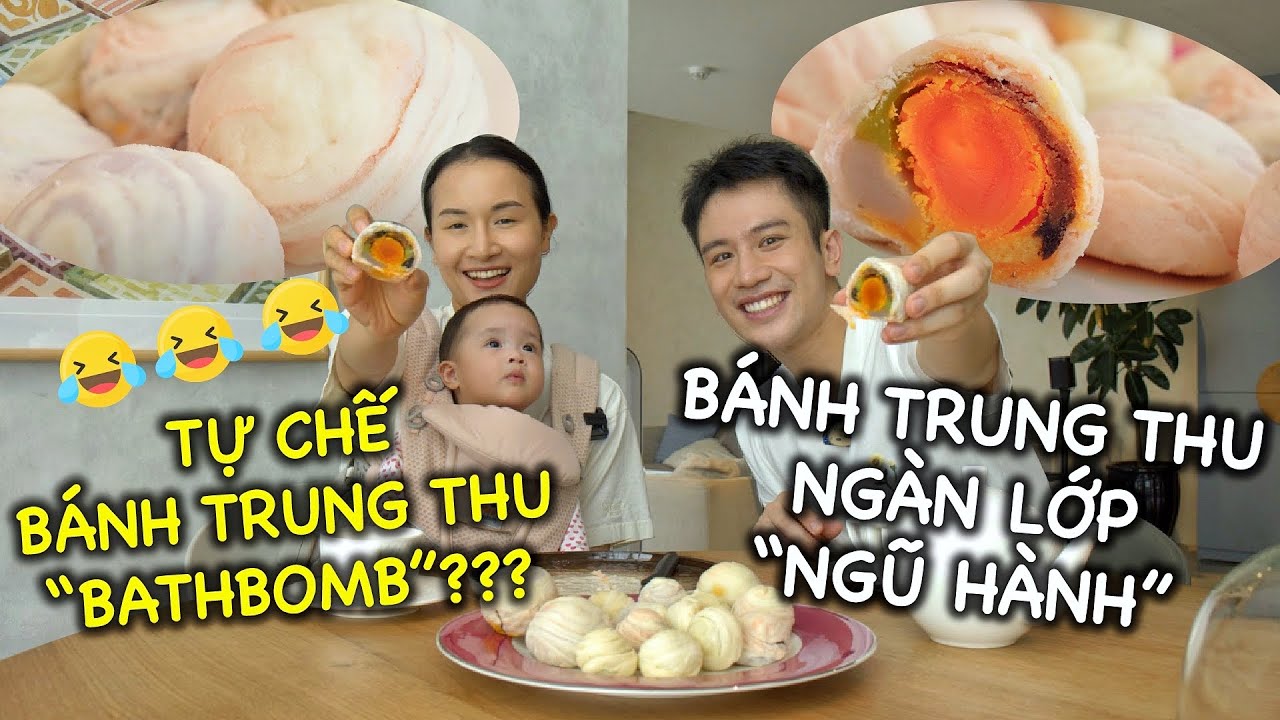 Vào bếp làm Bánh Trung Thu vị mới lạ: 