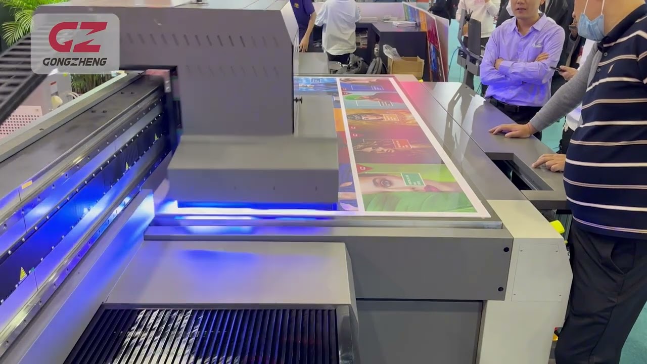 H2513ET PRO-GZ Newly Launched hi-end UV flatbed with 6 rows T3200 heads, Up to 110sqm/h