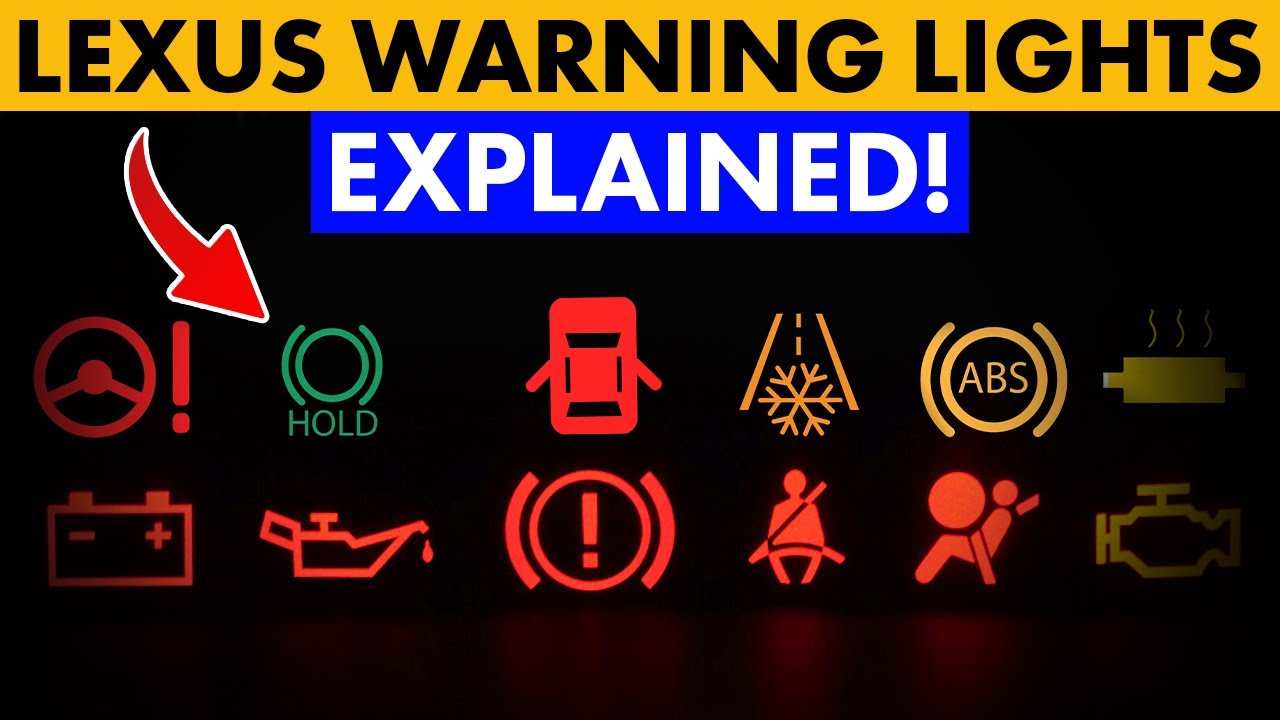 Every Dashboard Warning Light In Your Lexus Explained