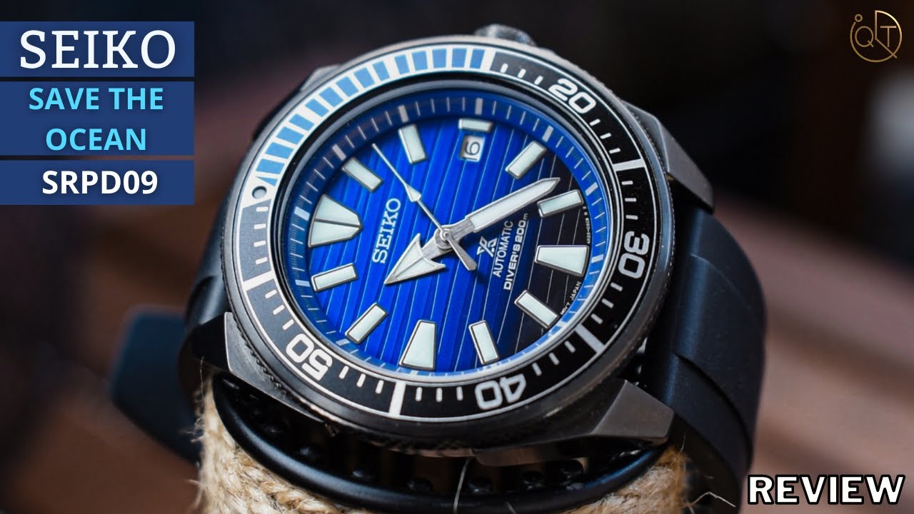 This SEIKO Dark Samurai BLEW ME AWAY; Gunmetal + Save The Ocean | SRPD09 Review